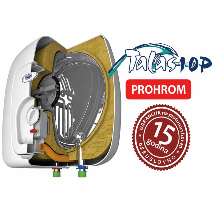 Slika Bojler ELIT Talas 10P/N niskomontažni pod pritiskom INOX 10L